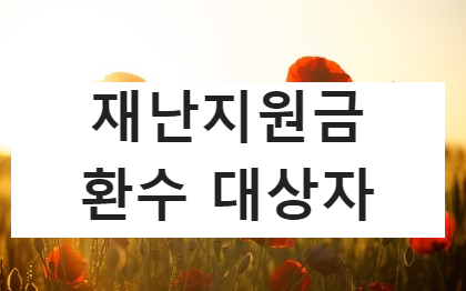 재난지원금 손실보상금 환수 대상자 조회하기