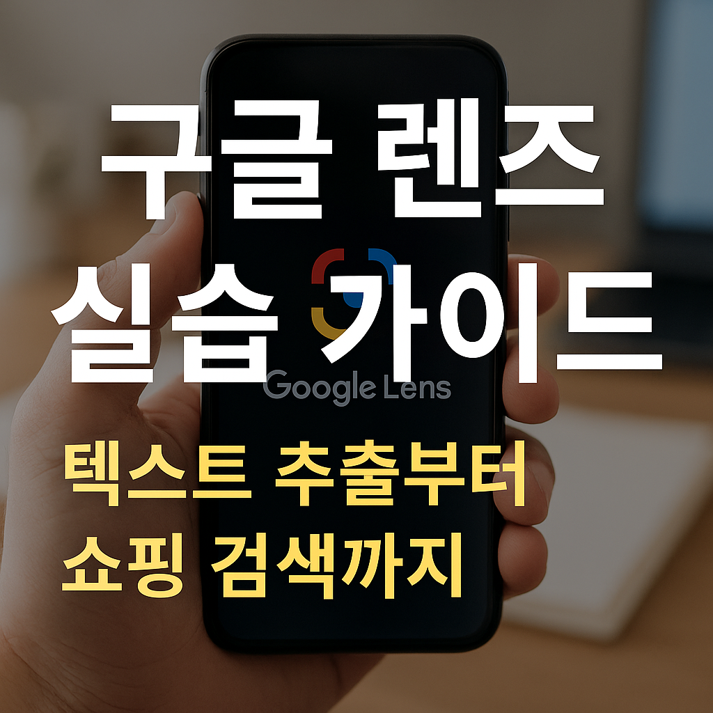 구글 렌즈 실습 대표 썸네일 이미지