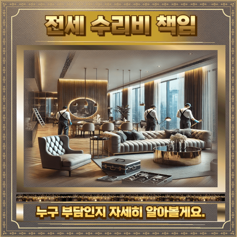 전세 수리비 책임