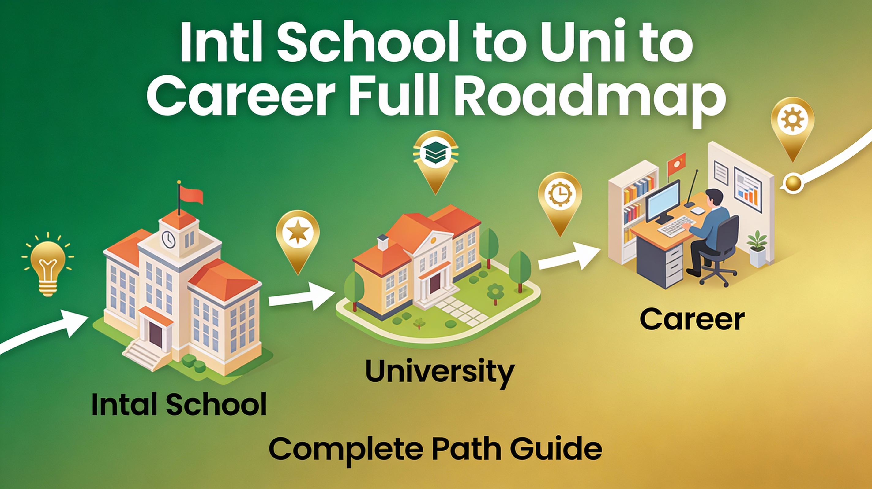 국제학교 &rarr; 대학 &rarr; 직업까지 이어지는 최종 종합 로드맵