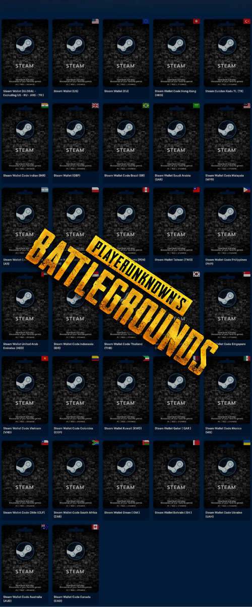 스팀 배틀그라운드 기프트 카드 최저가