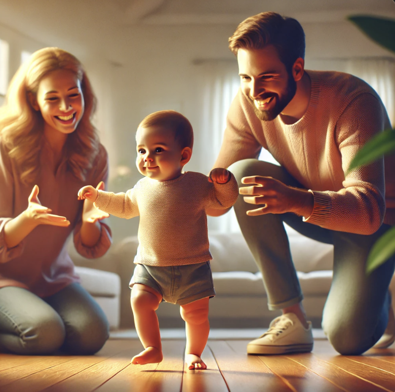 걷기 시작하는 아기 이미지