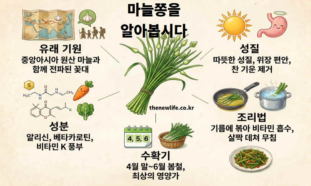 마늘쫑 효능 유래 기원