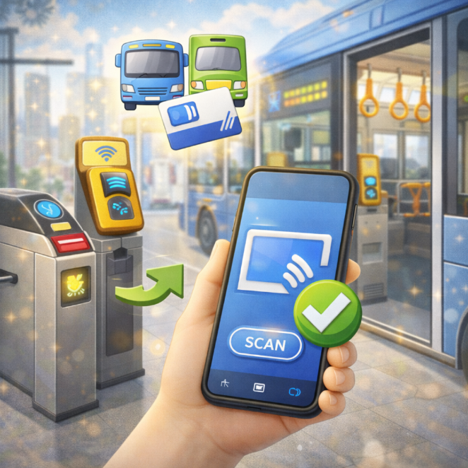 스마트폰 대중교통 이용법