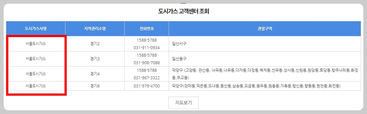 도시가스 요금 조회 방법 서울도시가스