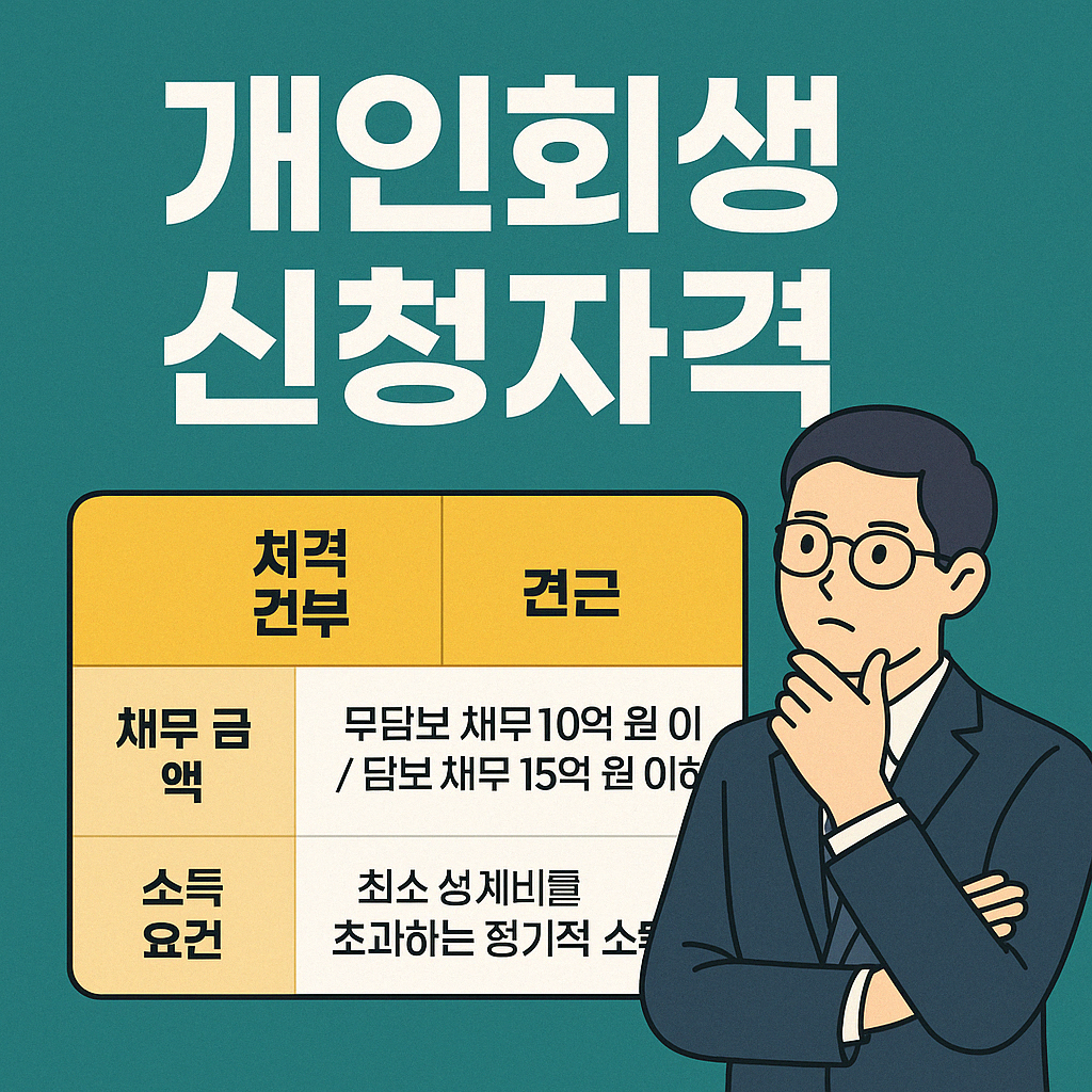 개인회생 신청자격