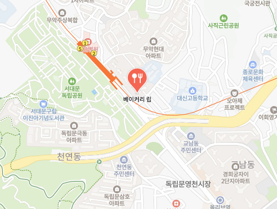 베이커리 립 가게 정보