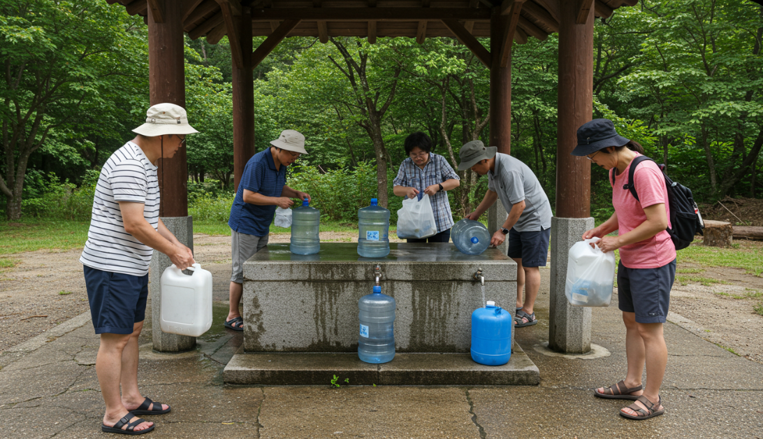 강릉시 제한급수 사진