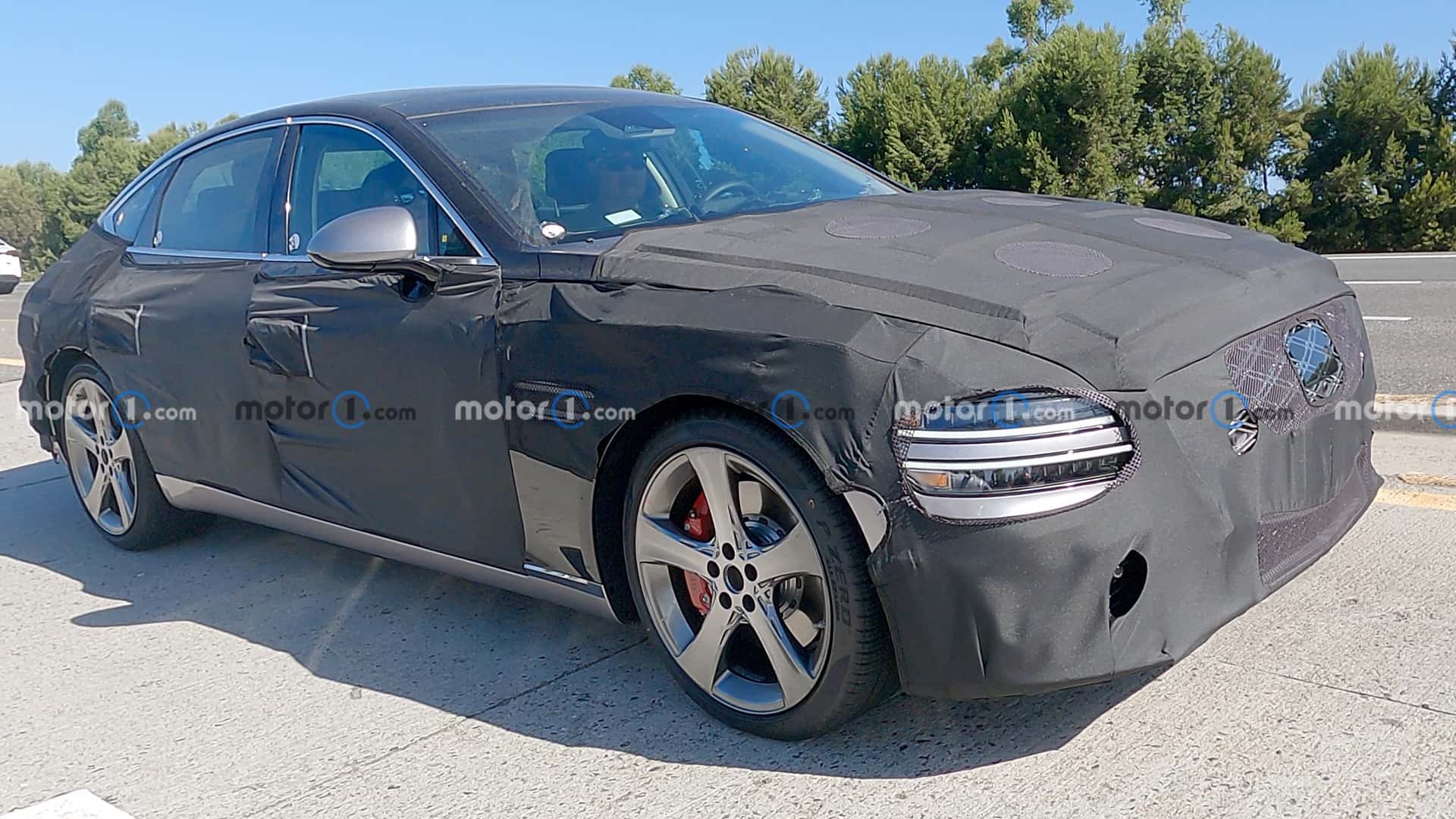 제네시스 G80 페이스리프트 테스트카