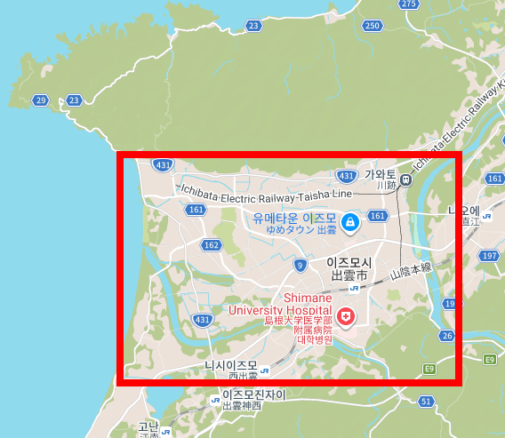 일본지도 한글판 한눈에 보기