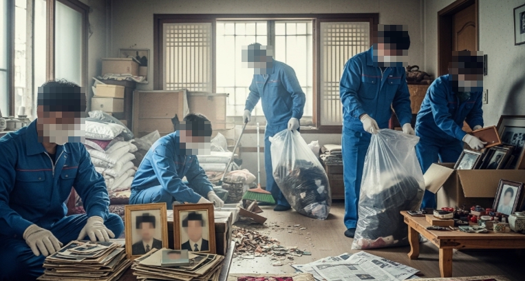 고인 유품 정리 및 청소