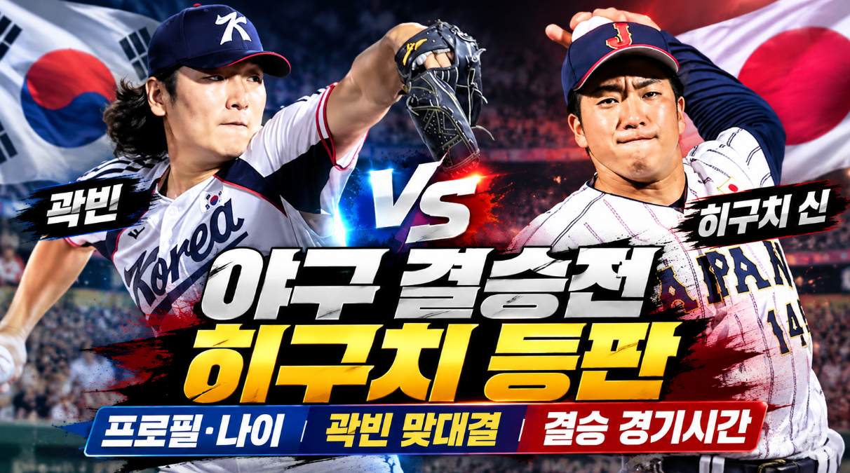 히구치 결승 등판|프로필·직업·곽빈 맞대결·경기시간