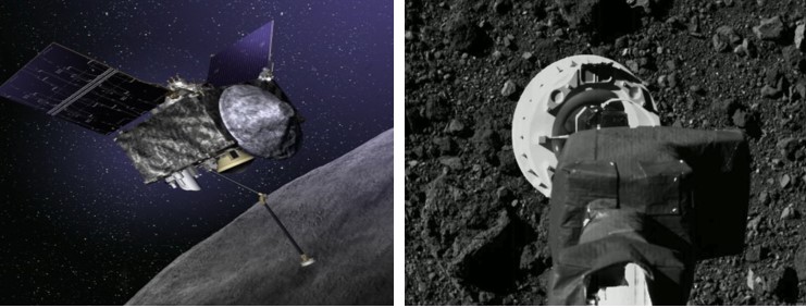 오시리스-렉스 베누 소행성 표본 채취