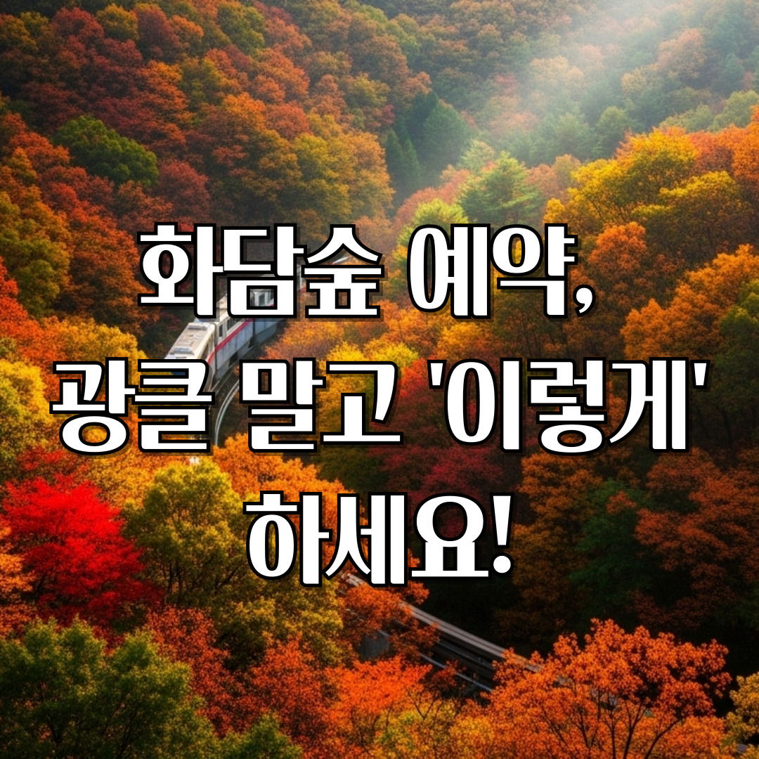 화담숲 예매성공꿀팁_썸네일