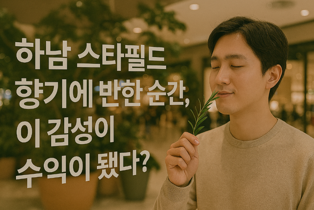 하남 스타필드 향기에 반한 순간