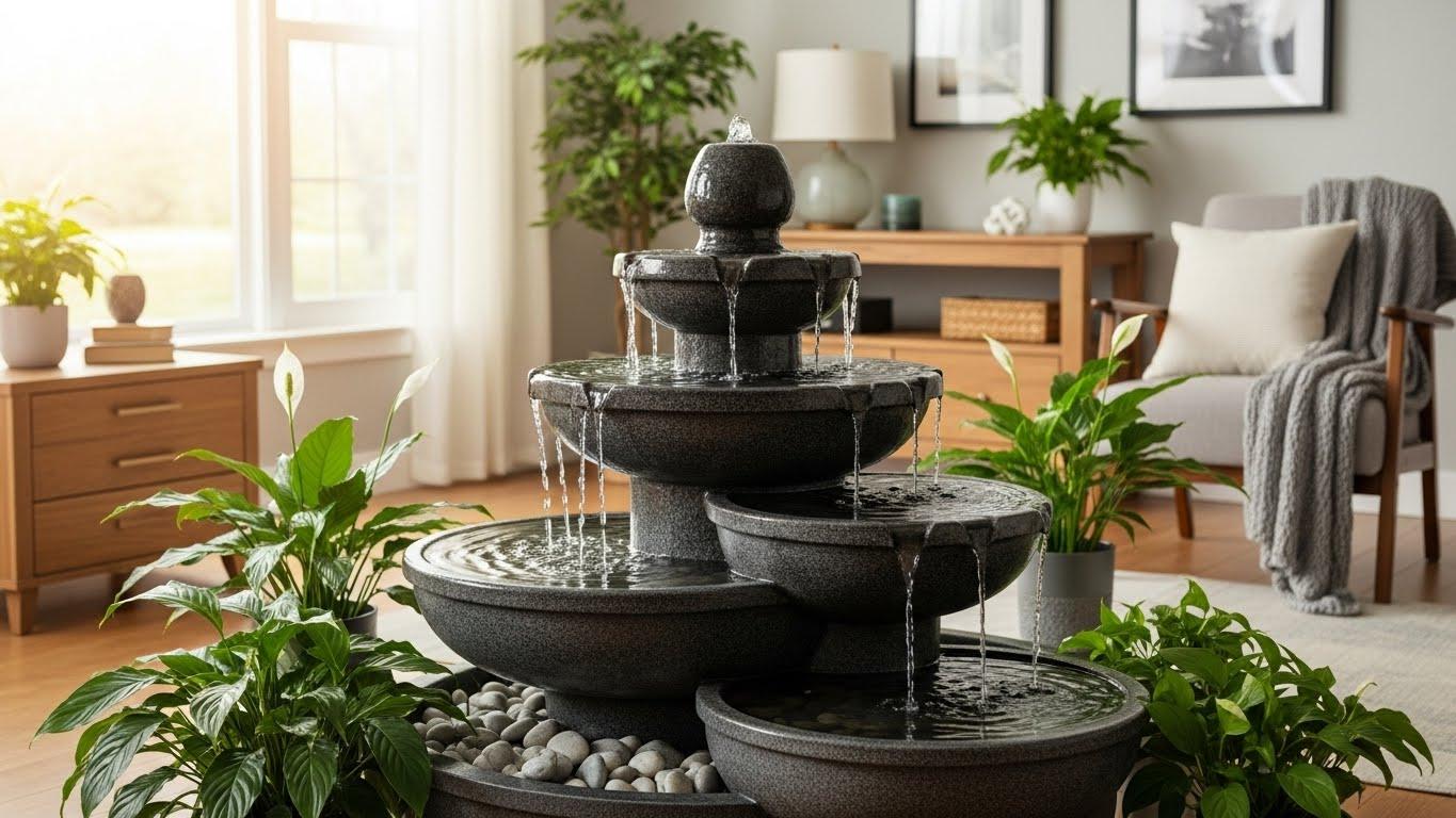 실내 인테리어 분수대