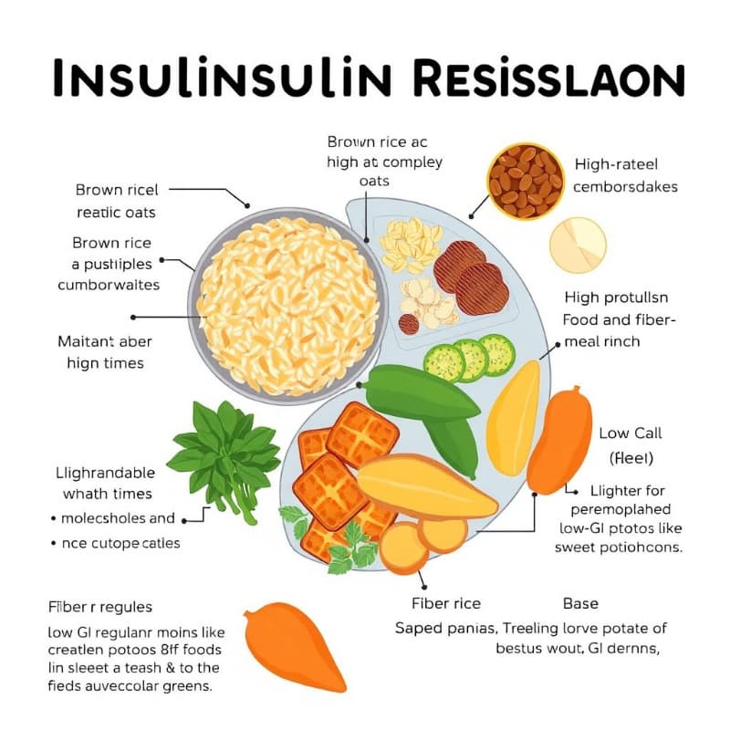 인슐린 저항성을 줄이는 식습관 팁