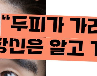 두피 가려움증 원인 치료