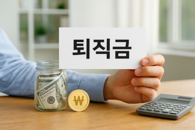 퇴직금 이미지