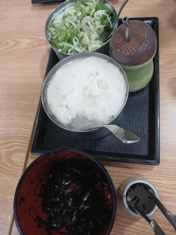 미진 냉모밀 만드는 재료들