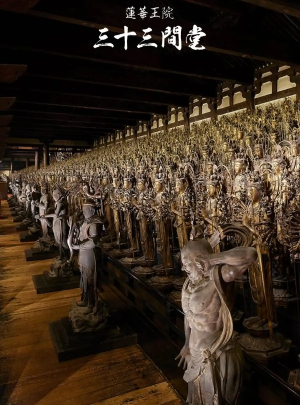 산주산겐도-천수관음상