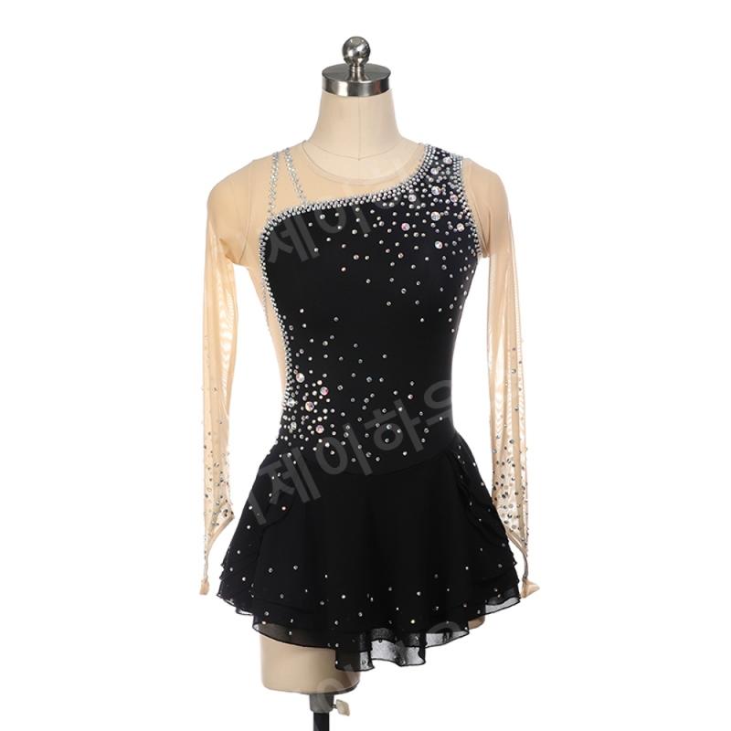 피겨드레스 피겨복 맞춤 대회복 치마 무용 발레복