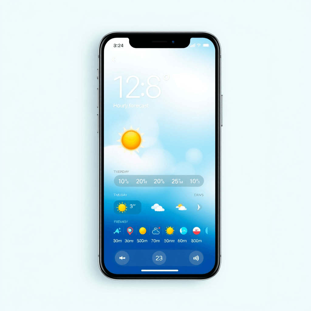 날씨 앱 설정하는 법