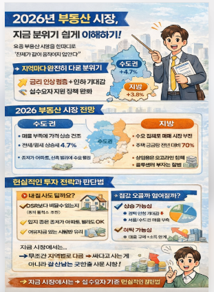 지금 집 사도 될까? (2026 부동산 시장 현실 총정리)
