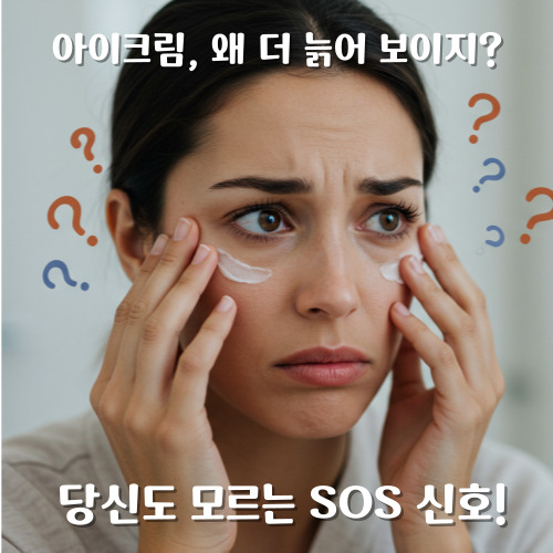 아이크림, 왜 더 늙어 보이지? 당신도 모르는 SOS 신호!