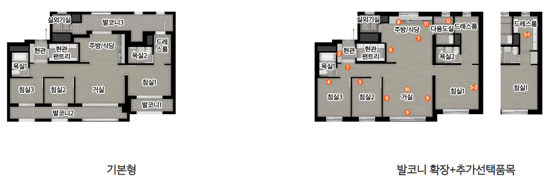 e편한세상 서울산 파크그란데 - 84A 평면도