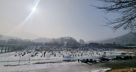 청평 설빙 송어빙어 축제 전경