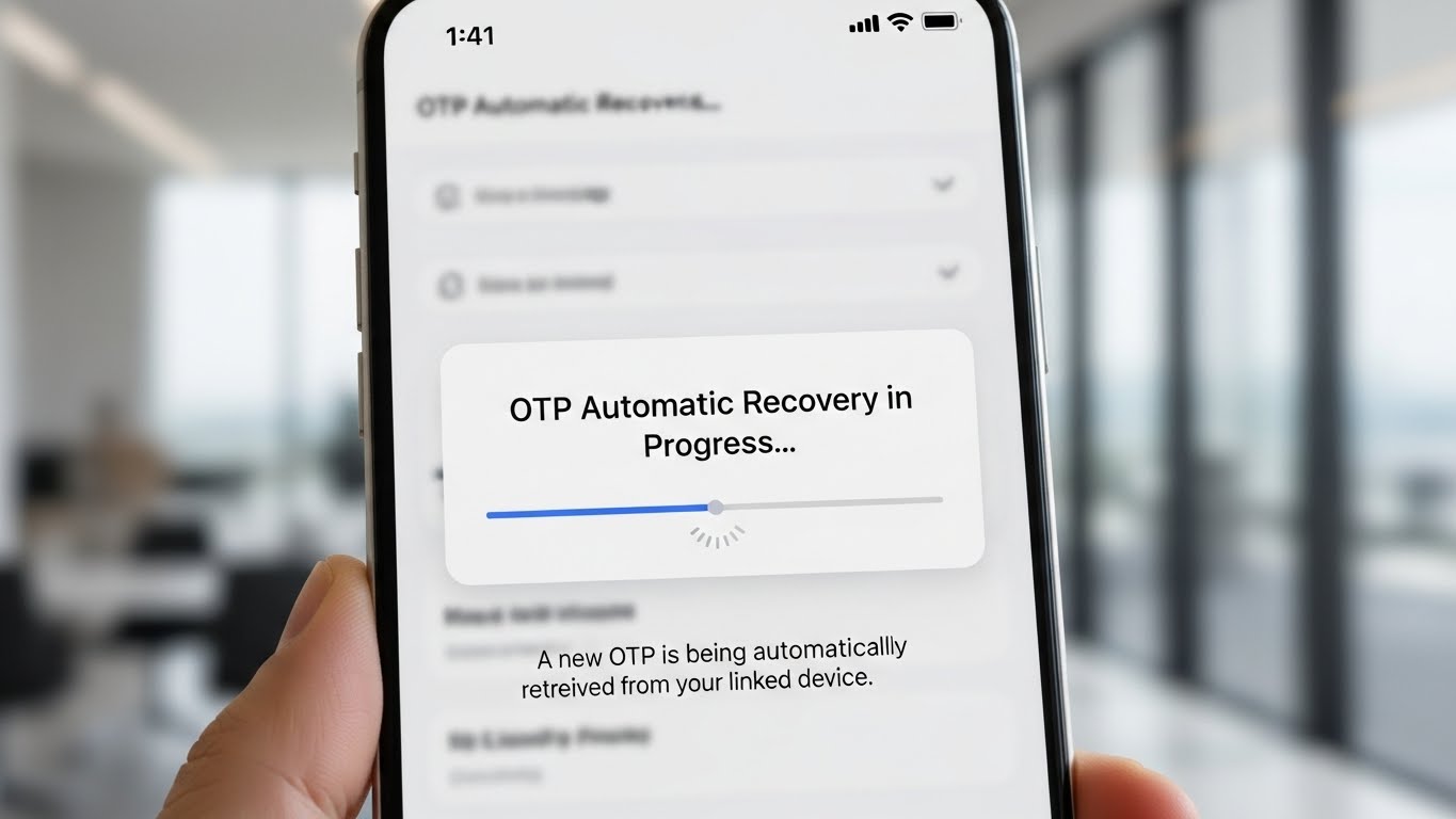 금융제도 서비스 원리 금융 OTP 오류 발생 시 자동 복구가 적용되지 않는 이유