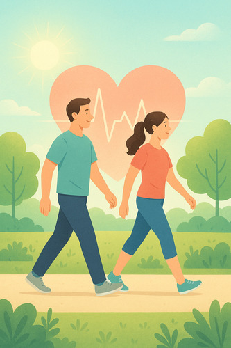 걷기와 심장질환 예방 사진