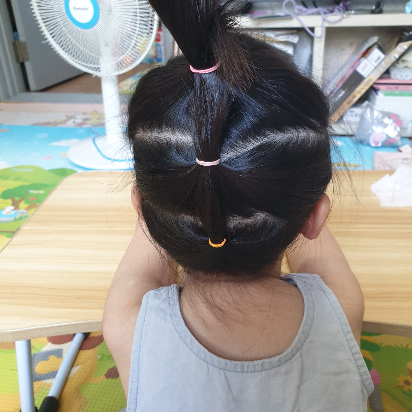 단발머리_예쁘게묶기