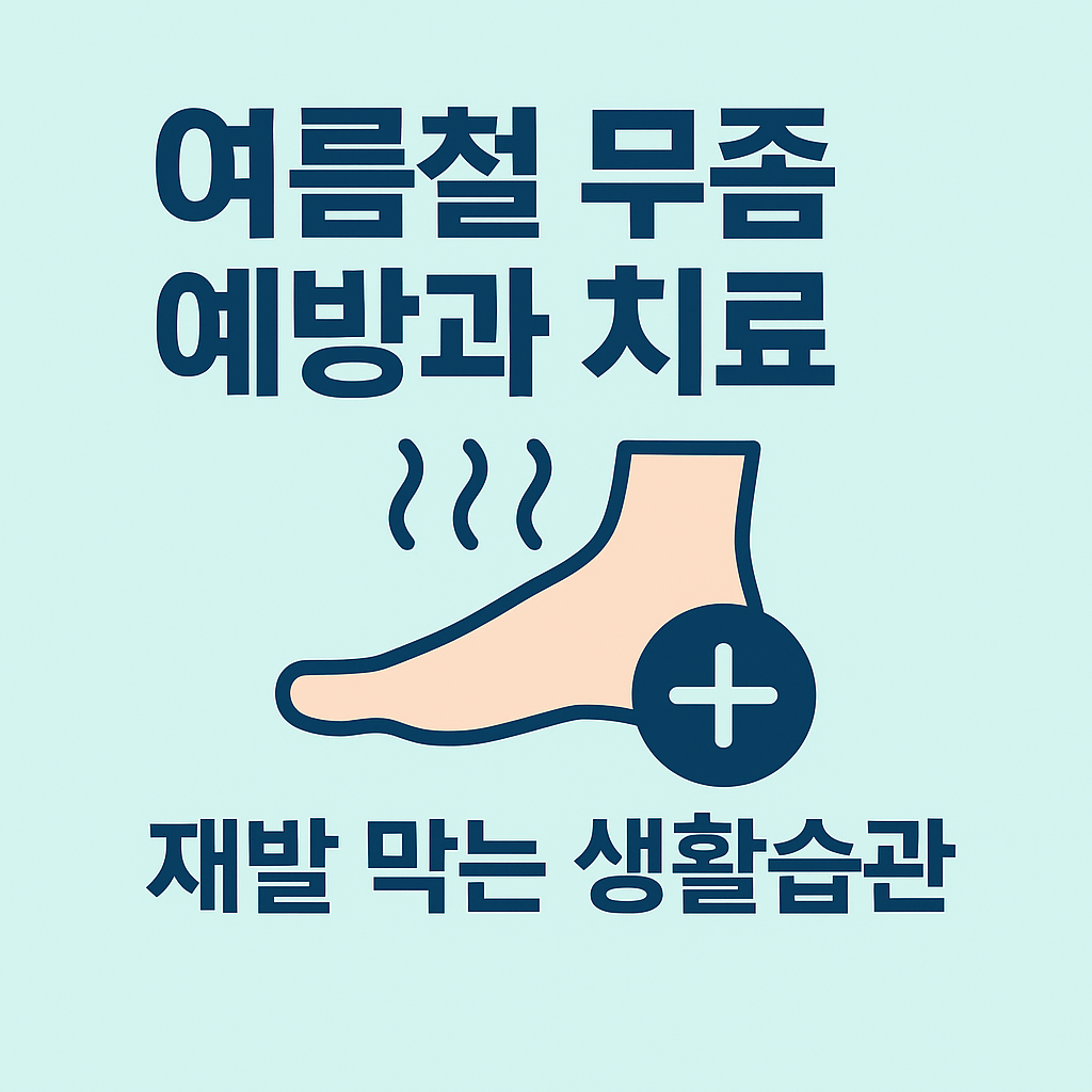 여름철 무좀 예방과 치료 – 재발 막는 생활습관 썸네일 이미지