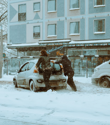 이중 주차 밀기