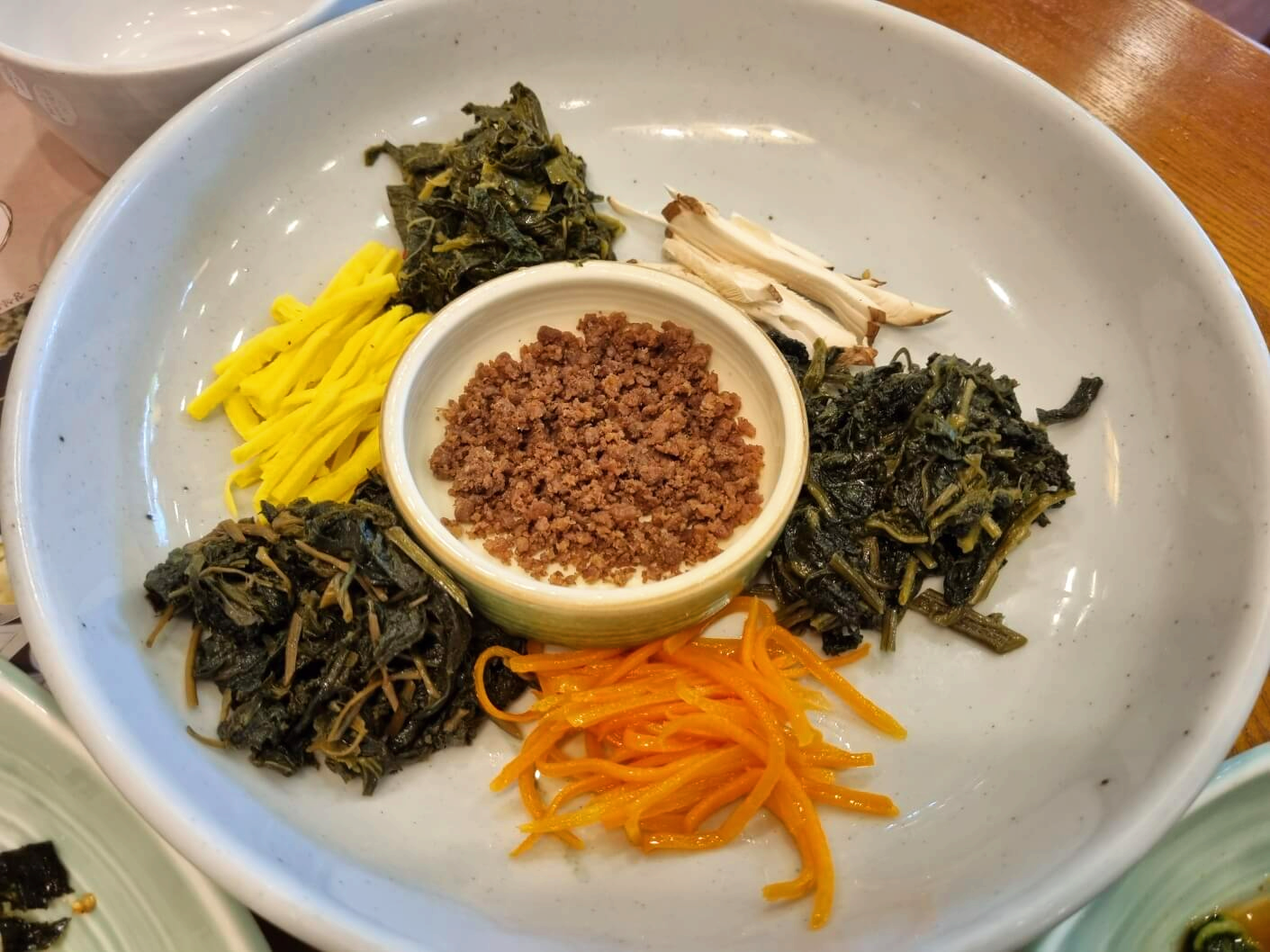 비빔밥나물