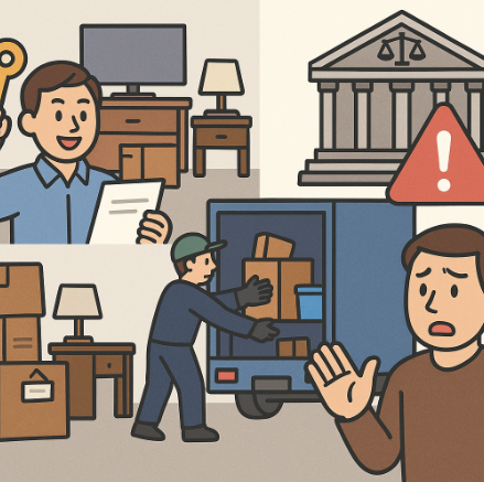 경매물건 타인 물건 강제철거 법적 책임