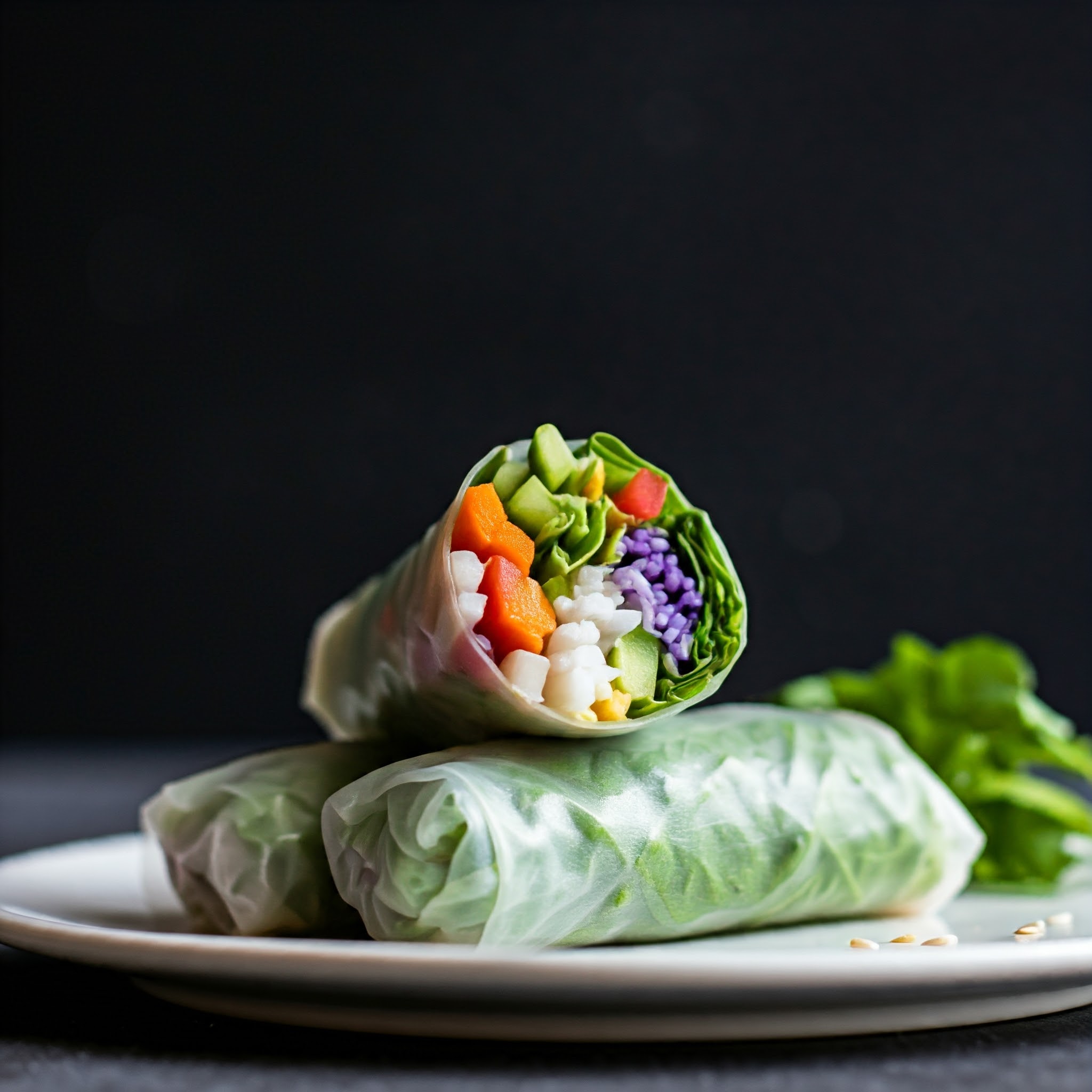 다이어트에도 좋은 마트 재료로 만드는 라이스페이퍼롤 레시피