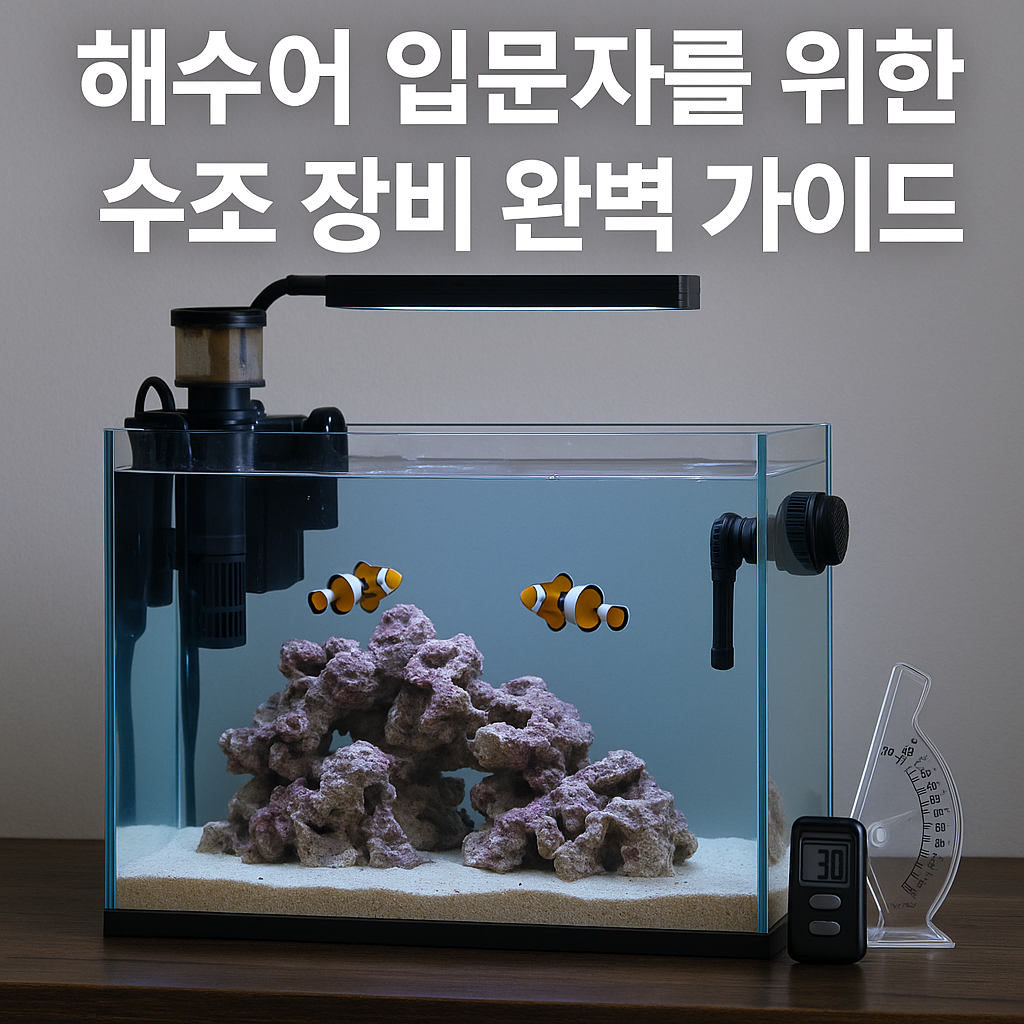 해수어 입문자를 위한 수조 장비
