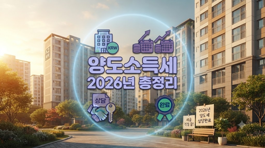 아파트 양도세 상담을 완료받고 세금 걱정없는 상태