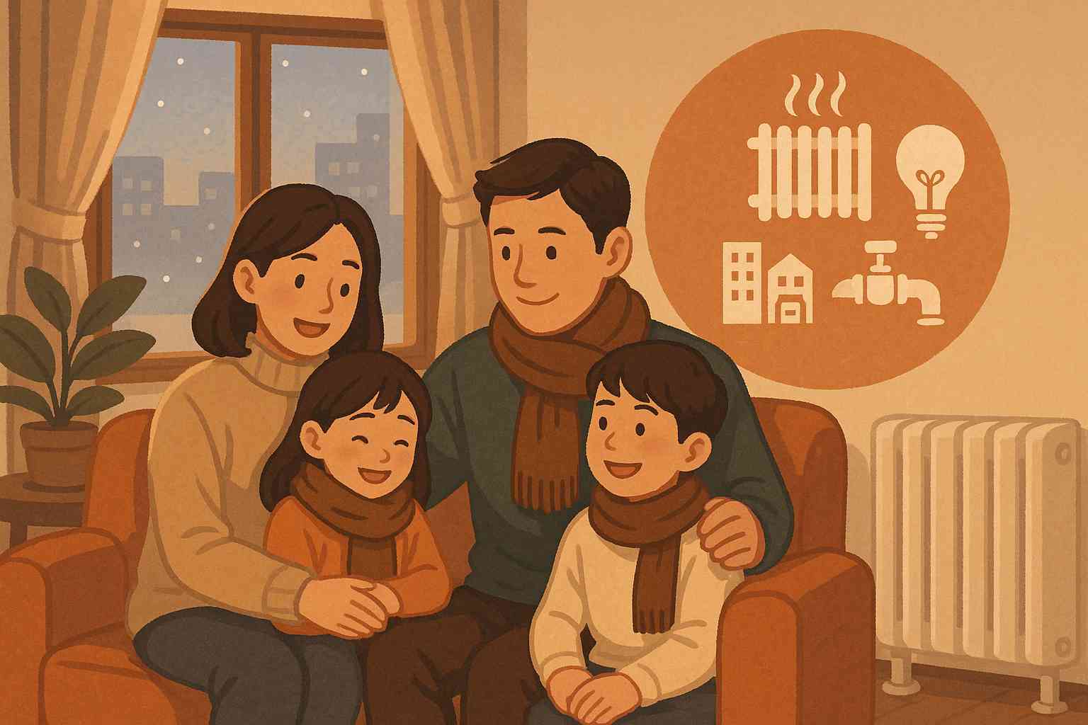 에너지바우처로 따뜻한 겨울을 보내는 가족