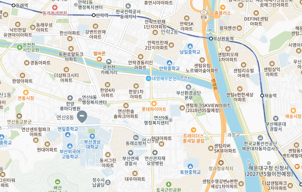 연제서비스프라자 지도사진