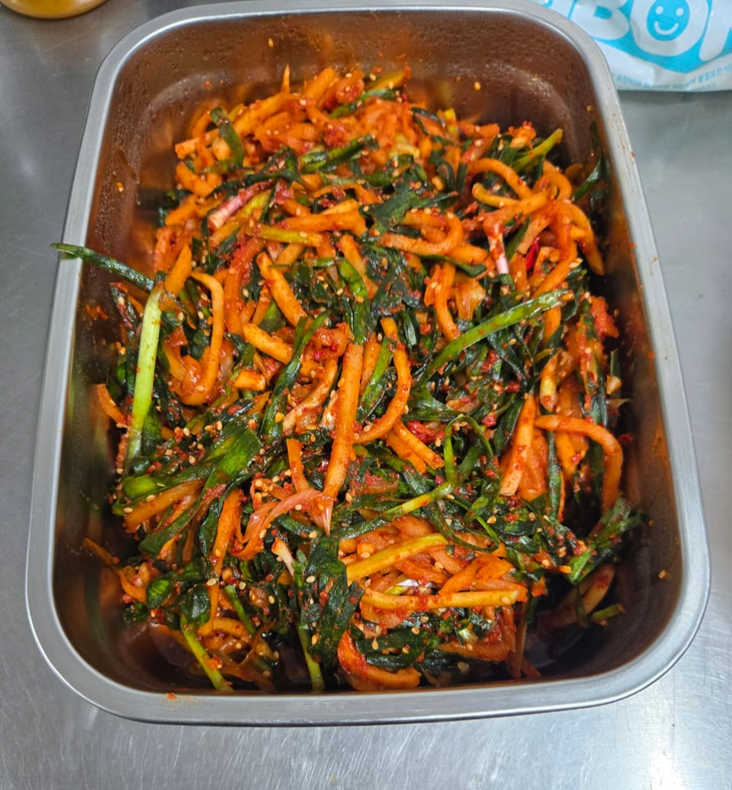 무 부추 생김치