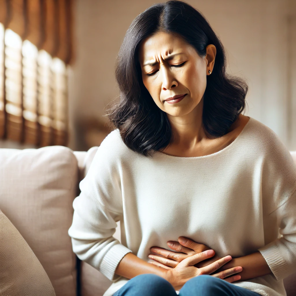 소화불량-증년-여성