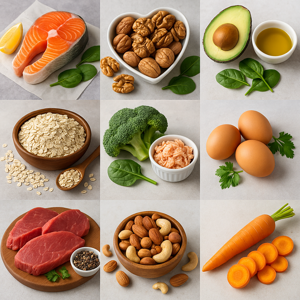 두피 건강과 탈모 예방에 좋은 음식 이미지