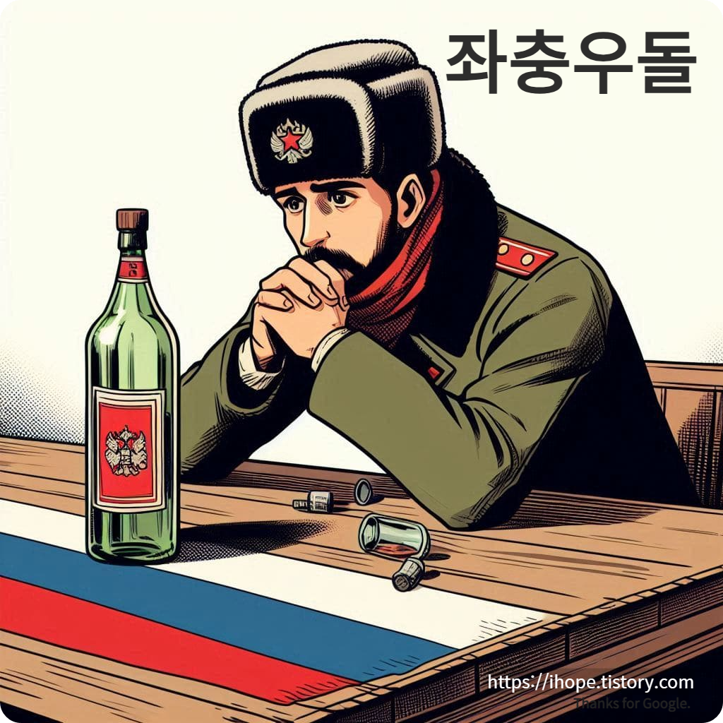 Russian empty bottle