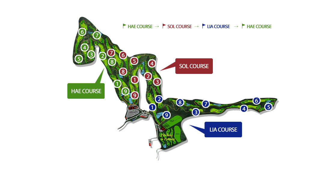 퍼블릭 골프장 '해솔리아cc' 대중제27홀 소개