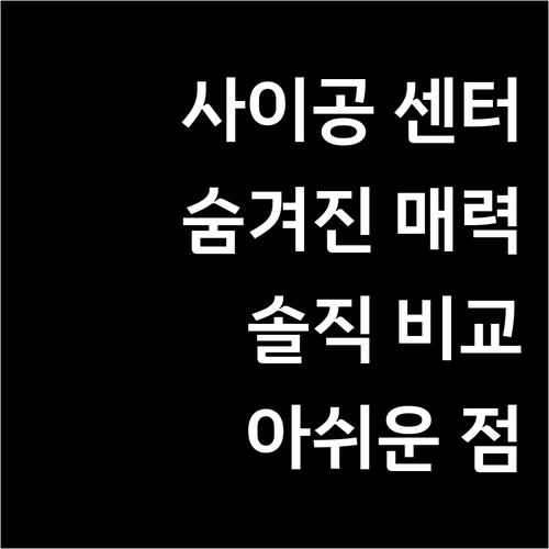 사이공 센터 아파트 호텔.. 숨겨진 