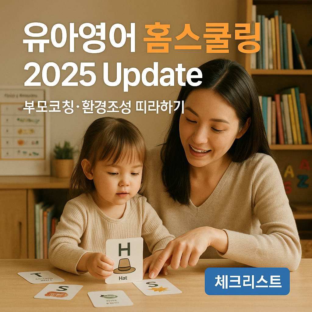 유아영어 홈스쿨링 2025 Update ｜ 부모코칭&middot;환경조성 따라하기
